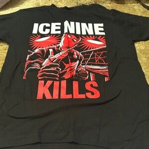 Ice Nine Kills Black and Red Graphic Tee